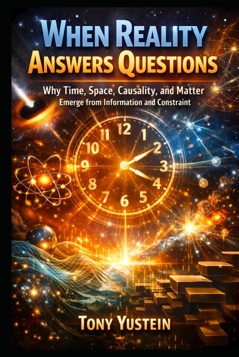 When Reality Answers Questions: Why Time, Space, Causality, and Matter Emerge from Information and Constraint