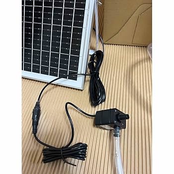 ソーラーポンプ+ろ過装置DIY 屋外用　ソーラーポンプ付きろ過装置　太陽光パネル Amazon | ソーラーポンプ+ろ過装置DIY 屋外用 ソーラーポンプ