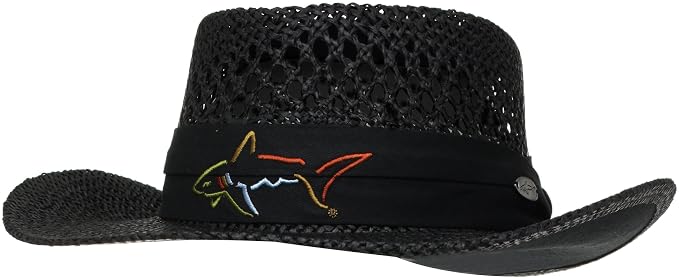 Greg Norman Men's Branded Straw Hat 