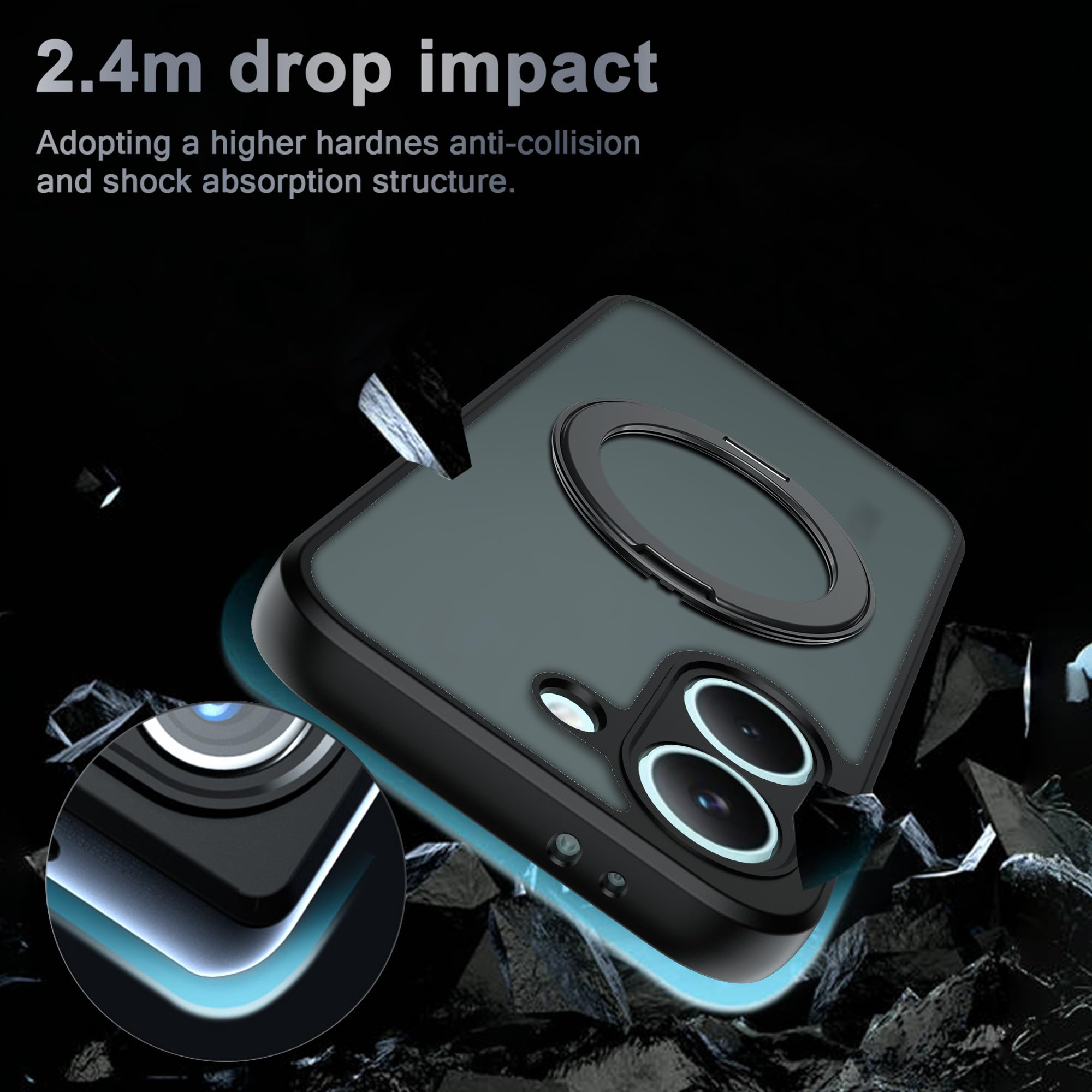 Evelatus Xiaomi Poco X3 / Poco X3 NFC / Poco X3 Pro Militair Schokbestendig Tpu Hoesje Xiaomi Poco X3 Nf 22592238