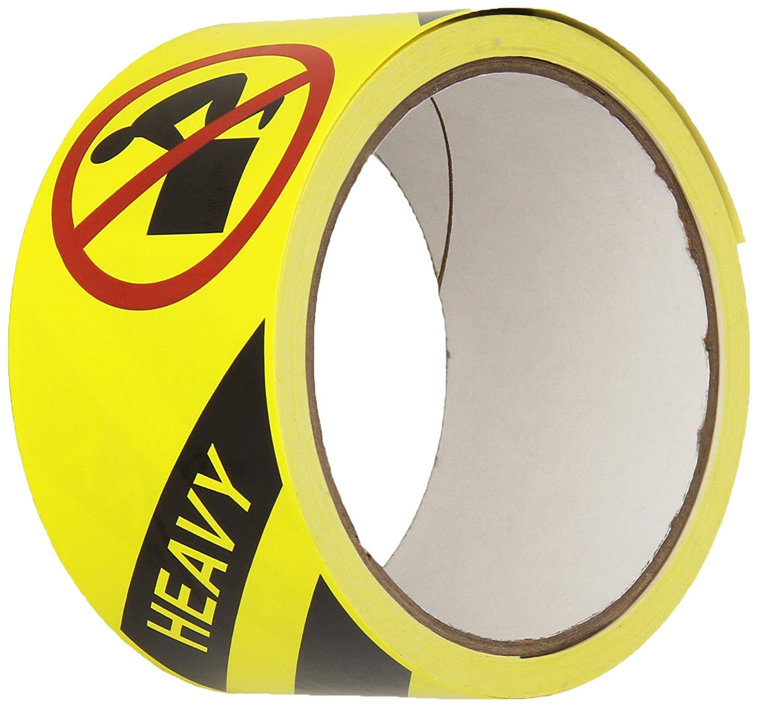 TapeCase SHIPLBL-051 Shipping Packing Labels"Heavy", Yellow/Red/Black - 500 per Pack (1 Pack)