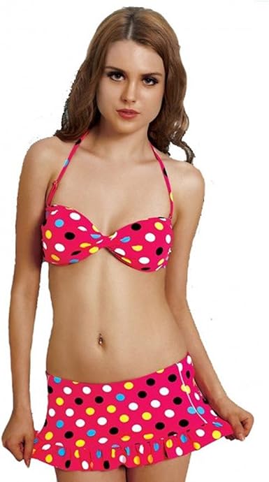 maillot de bain 3 pieces avec jupette