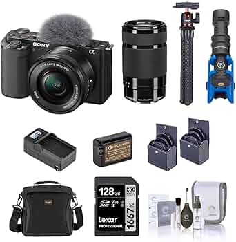 Sony ZV-E10 4K ミラーレスカメラ 16-50mmレンズ付き Amazon.com : Sony ZV-E10 APS-C Mirrorless Interchangeable Lens