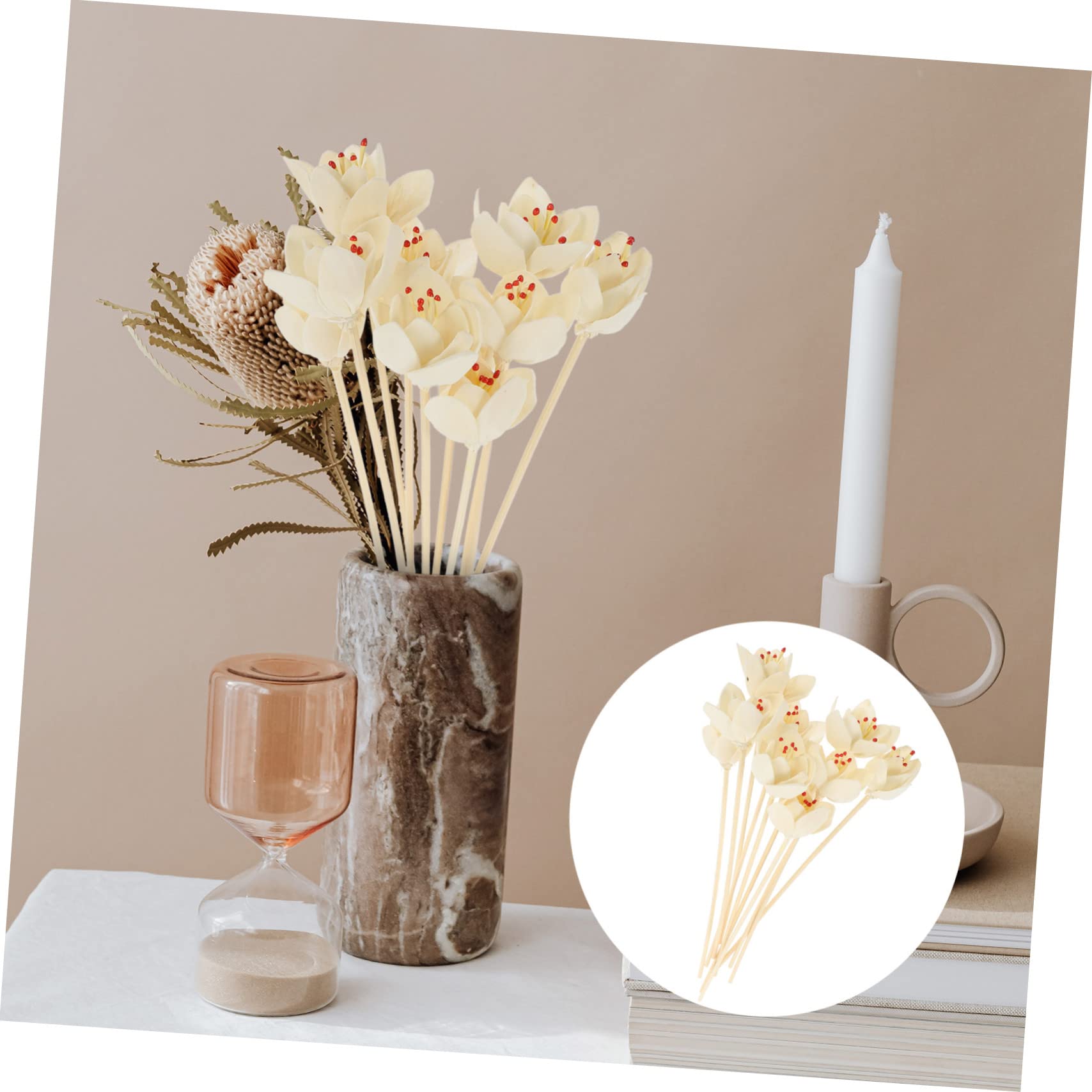 EXCEART 50stücke Diffuser Sticks Natürlichem Material Für Entspannende Düfte Raumdekoration Schlafzimmer Und Yoga-räumen
