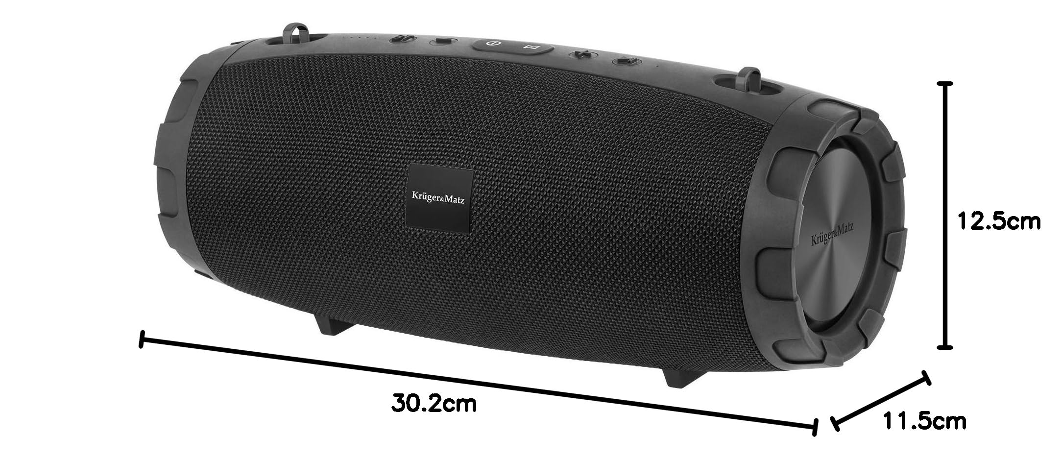 Krüger&Matz Przenośny Głośnik Bluetooth Explorer BT Wbudowany Mikrofon Funkcja TWS 2000 mAh USB AUX SD KM0552