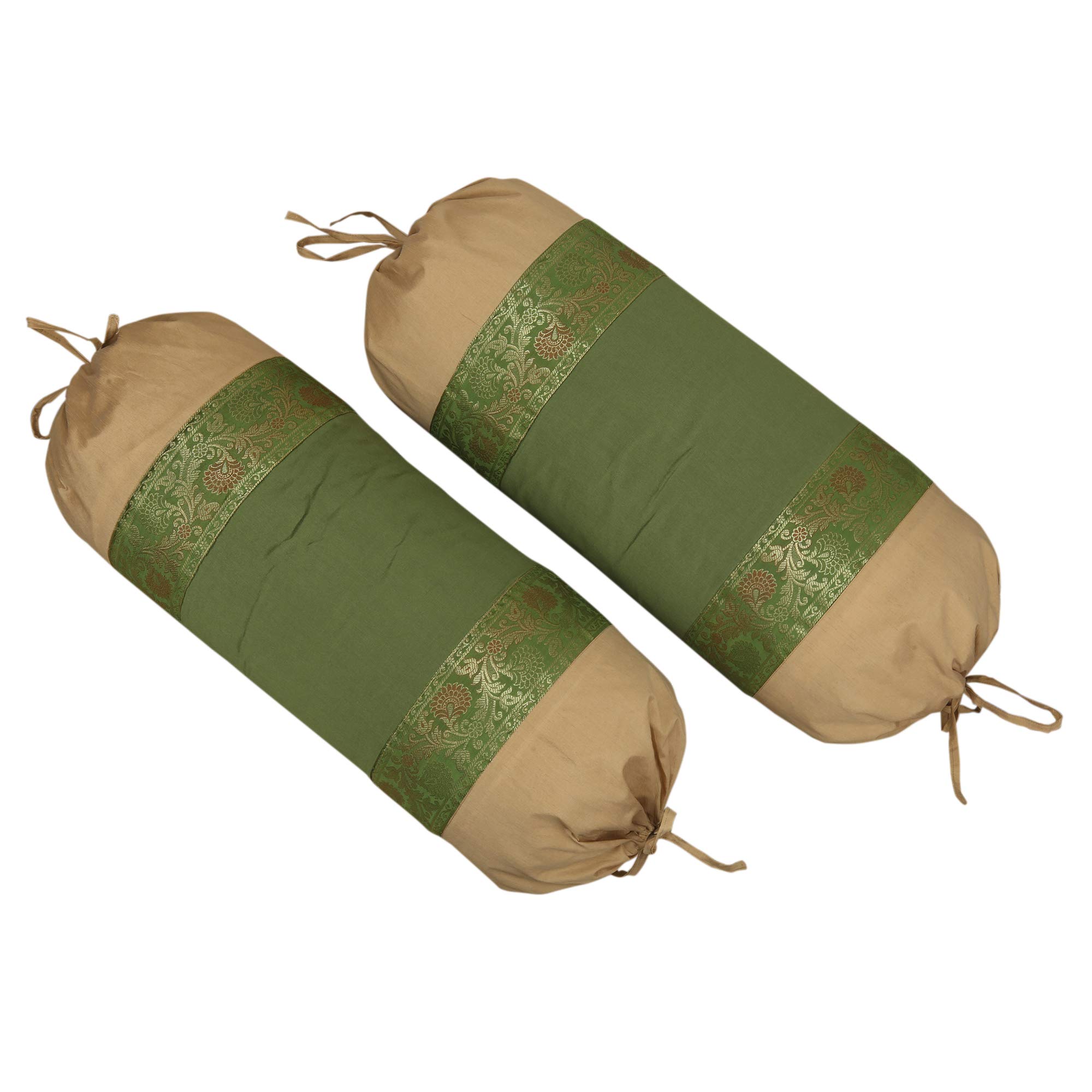 DECOWAT Bolster Pillow Cover Set of 2 Olive Green Masand Covers 2 Piece for Sofa 16"x32" (Covers Only) (B08DTMLMVN) Amazon Price History, Amazon Price Tracker