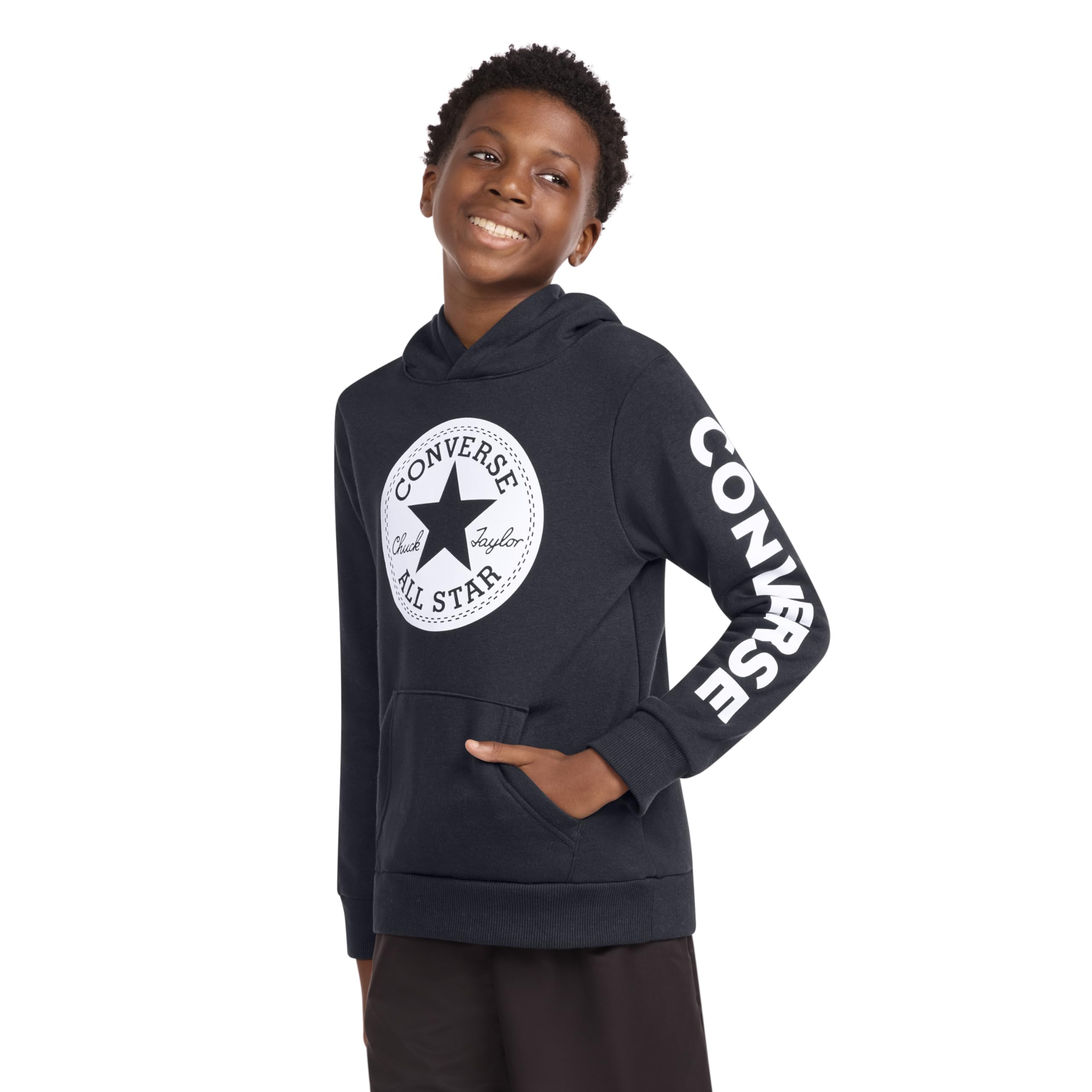 Converse Chłopięca bluza z kapturem Chuck Patch