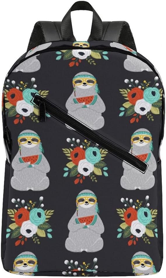 Amazon Co Jp 面白いヒッピーナマケモノ 子供用リュック 学生リュック 小学生 バックパック 印刷する 大容量 通学 入学 遠足 シューズ バッグ Amazon Co Jp 面白いヒッピーナマケモノ 子供用リュック 学生リュック 小学生 バックパック 印刷する 大容量 通学 入学 遠足 シューズ バッグ