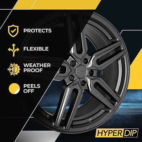 DipYourCar HyperDip Paint - Lata de capa de inmersión automotriz pulverizable, protección de pintura extraíble y pelable para automóviles, pintura