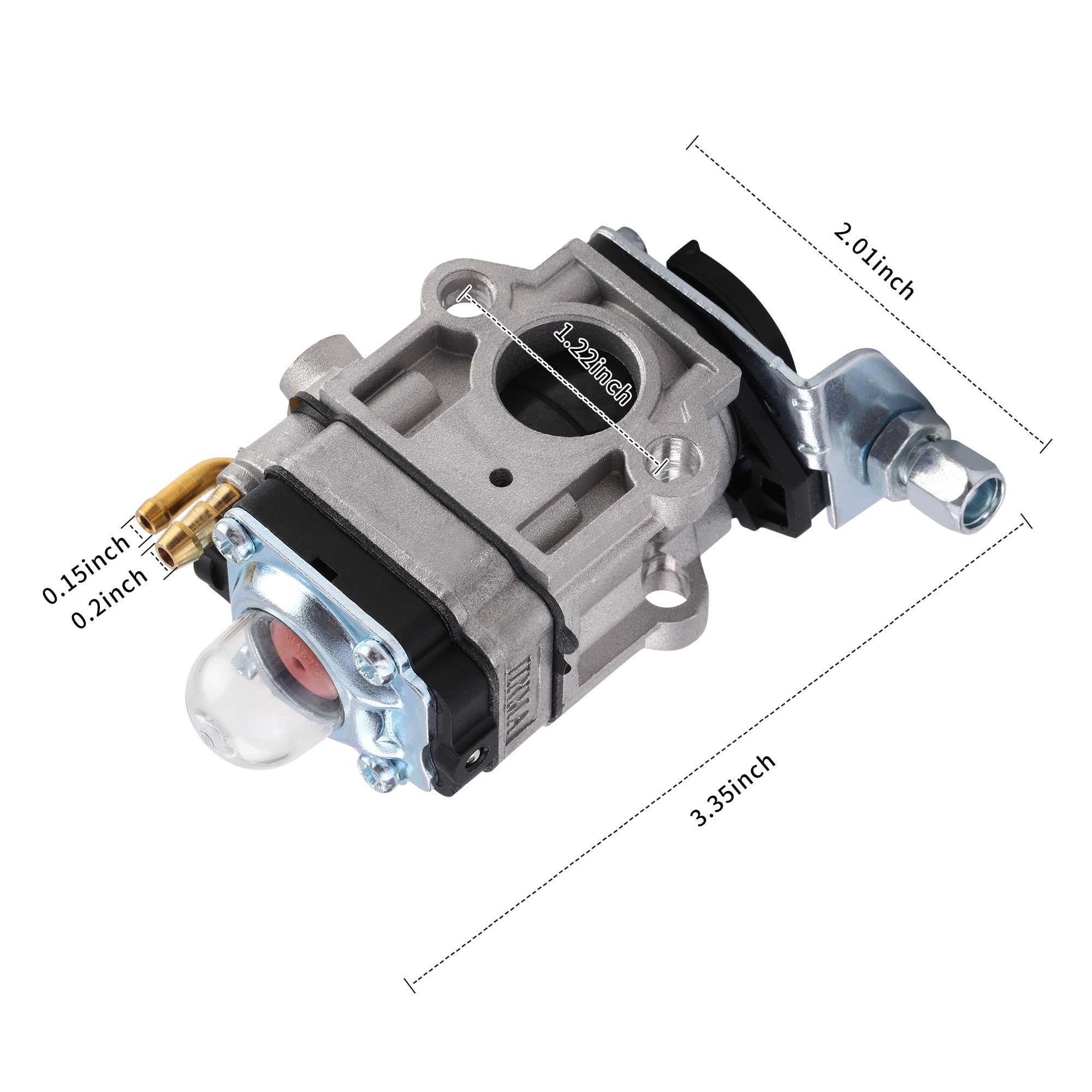 Vergaser-Kit Für Harbor Freight Predator Earth Auger 52CC 2HP – Inkl. Dichtung