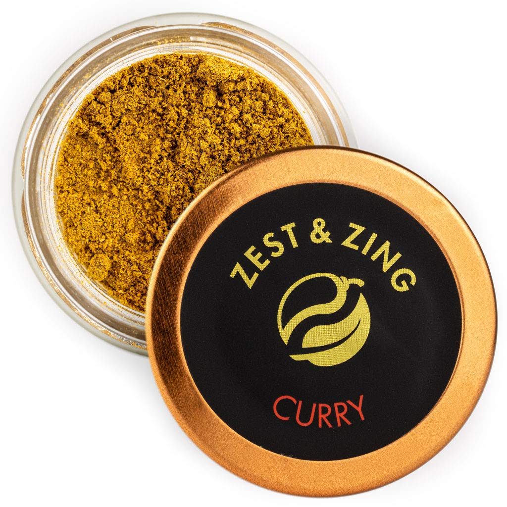 Katsu Curry (Ground), 0.7oz - Premium Curry Spice Blends By ZEST & ZING. Fresher, convenient, stackable Spice Jars.
