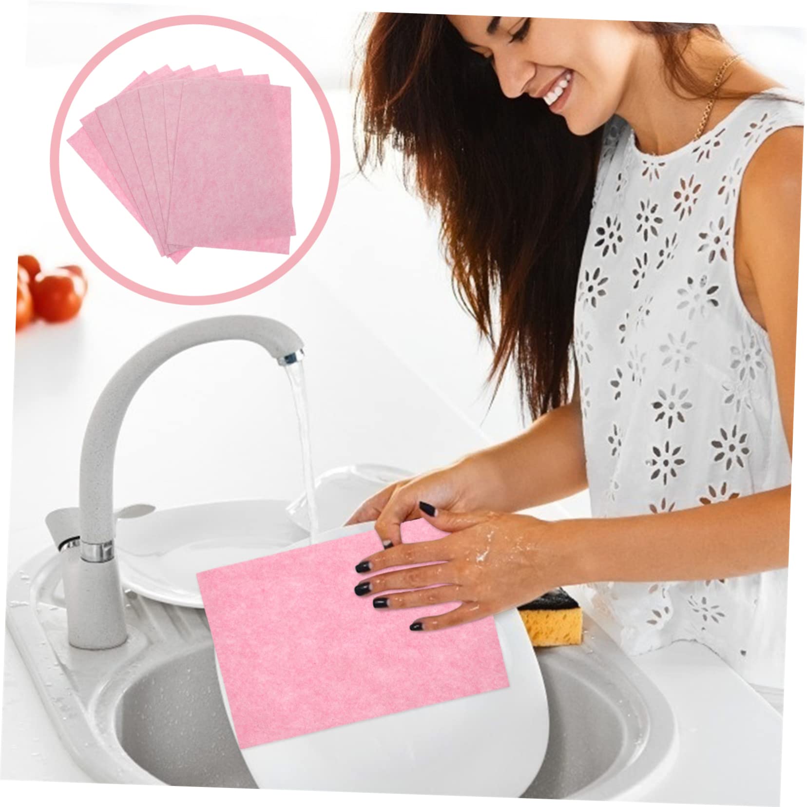 15 paños de Cocina for Lavar Platos, toallitas de Cocina, Trapos de Limpieza, no Tejidos, absorbentes.