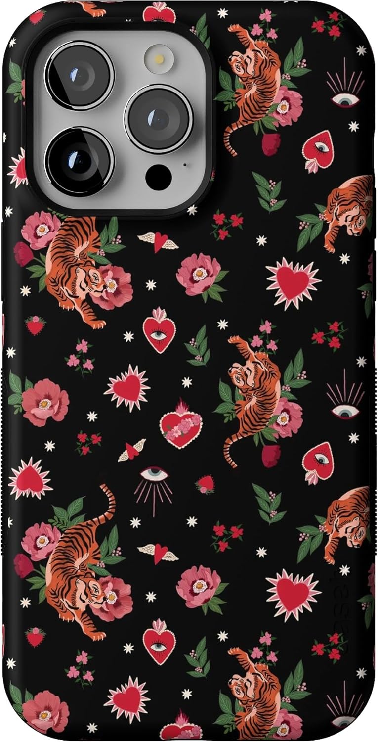 Casely iPhone 14 Pro Max Case | Wild at Heart | Tiger | Bold Protective Case Design | Compatible with MagSafe