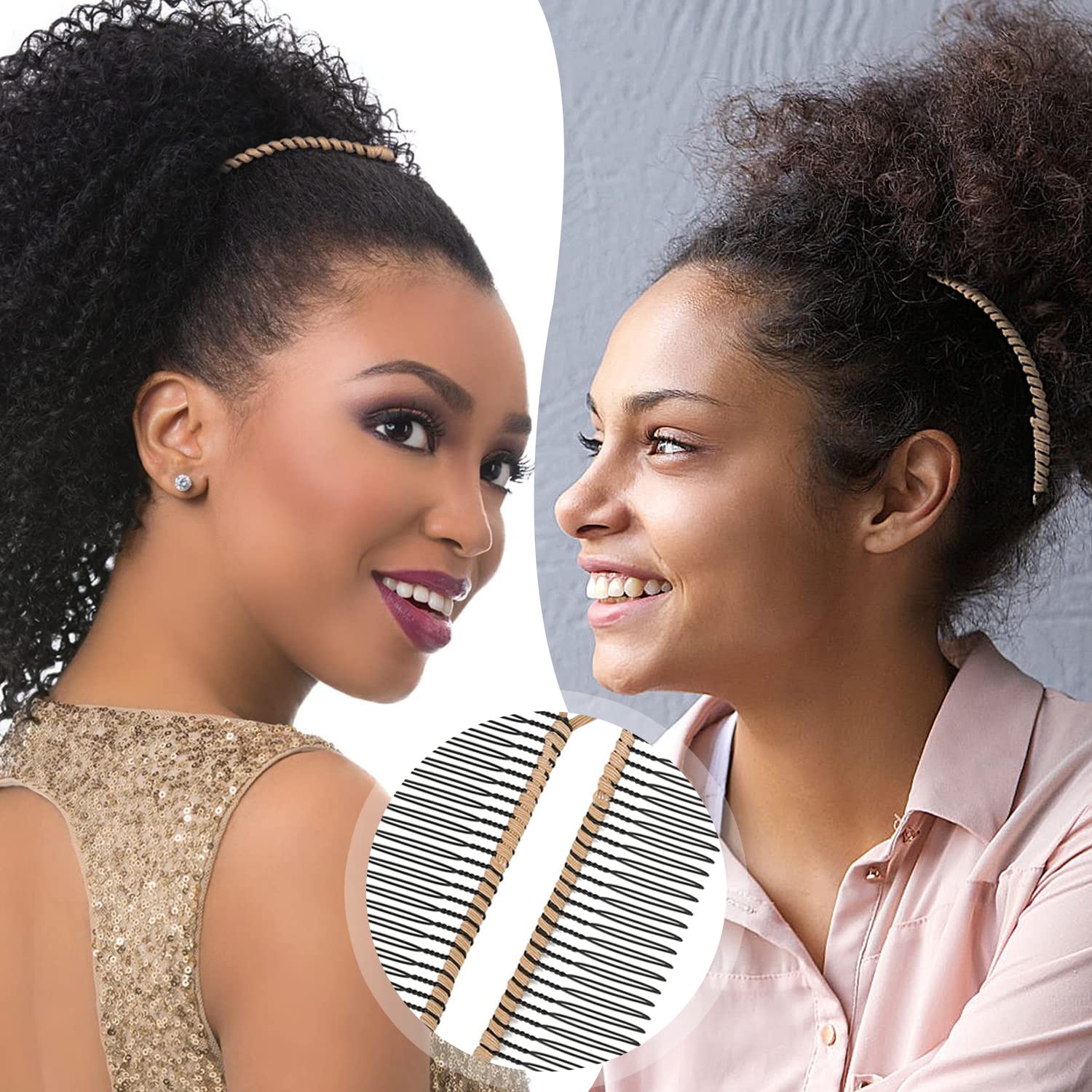 2 Stück Banana Clip Haarspangen - Große Bananenspangen Für Dickes Haar