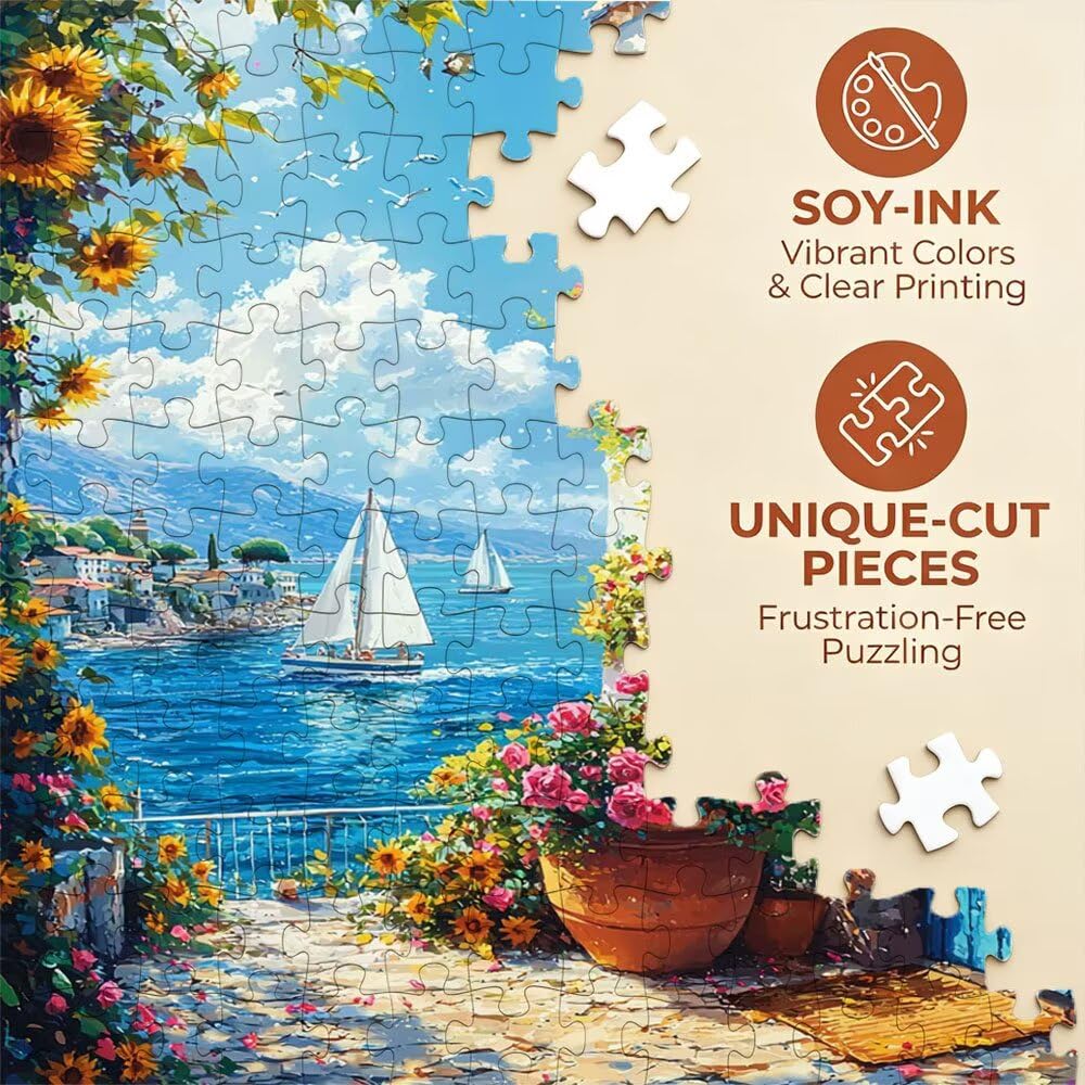 Puzzle wieś świeca 2000 sztuk, puzzle dla dorosłych, łamigłówki, wyzwanie dekoracja puzzli, rozrywka gra edukacyjna dla całej rodziny, na prezent dekoracja DX0YL7-228