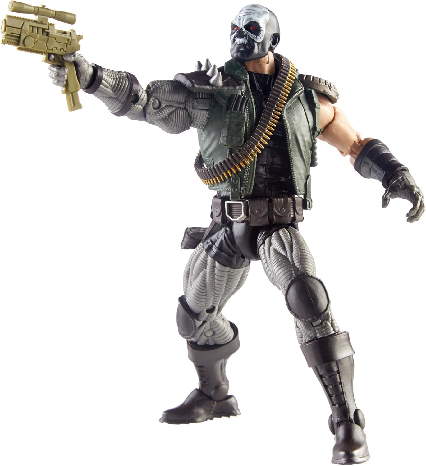 Hasbro Marvel Legends Series 6" Collectible Action Figure Skullbuster Toy (X-Men Collection) – with Caliban Build-A-Figure Part