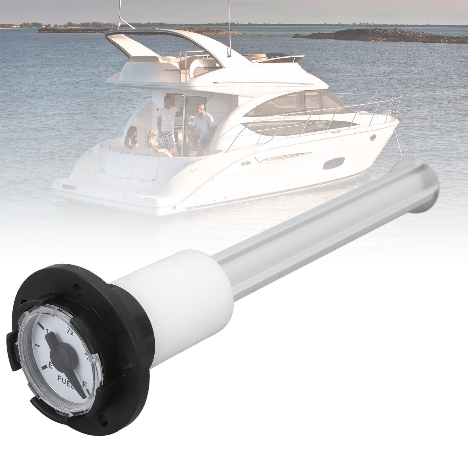 Indicatore Livello Carburante Universale Ad Alta Precisione con Indicatore Meccanico del Tappo del Serbatoio per Yacht, Auto, Camion (350 mm)