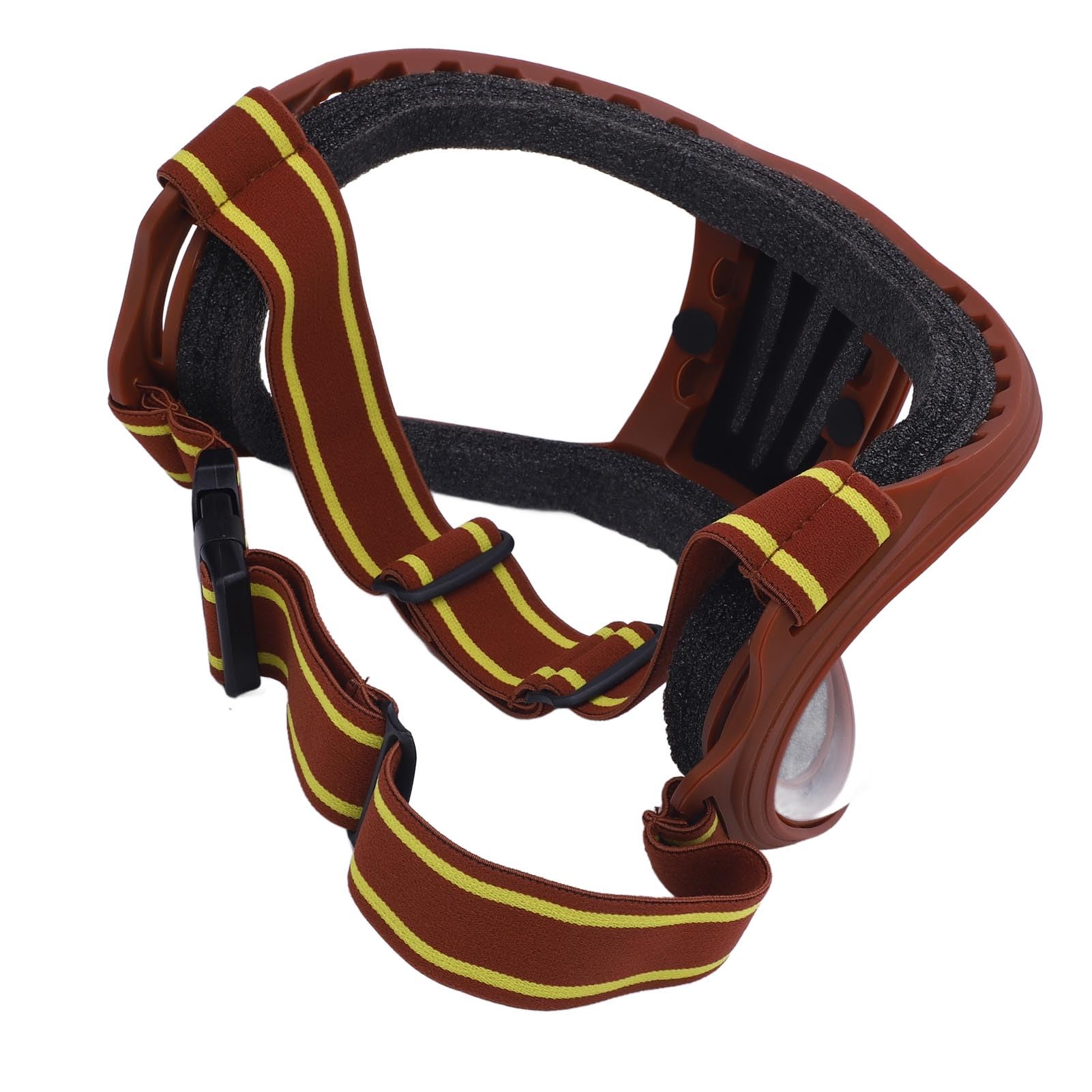Semme Wiatroszczelne Okulary Sportowe dla Koni z Filtrem UV400 Stylowe Gogle dla Koni z miękką wyściółką z Gąbki Zapewniające wygodę Niezbędny Sprzęt Jeździecki w Kolorze Szarym