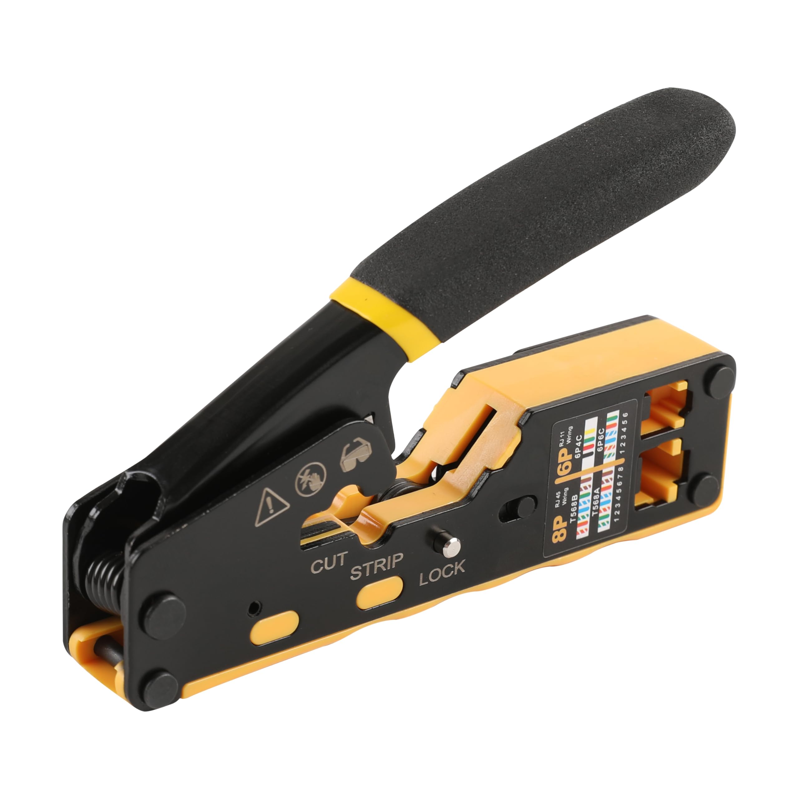 Amazon | STEELMIGHT LAN圧着工具 RJ45 圧着工具 LANコネクタ かしめ