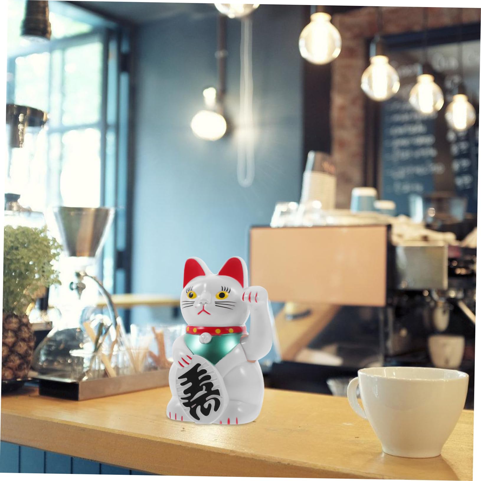 Cabilock 5 Piezas Gato De La Suerte Agitando La Mano Decoraciones Pata Decoración De Oro Decoración Japonesa Gato Asiático De La Suerte Figura De Gato De Escritorio Abdominales