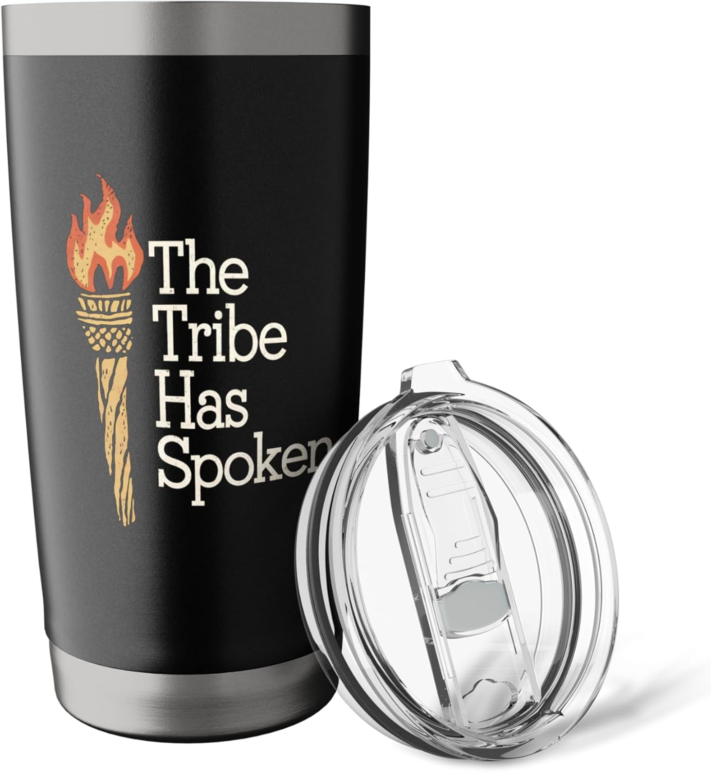 The Tribe Has Spoken Funny Tv Show Stainless Steel Insulated Tumbler - Image 5