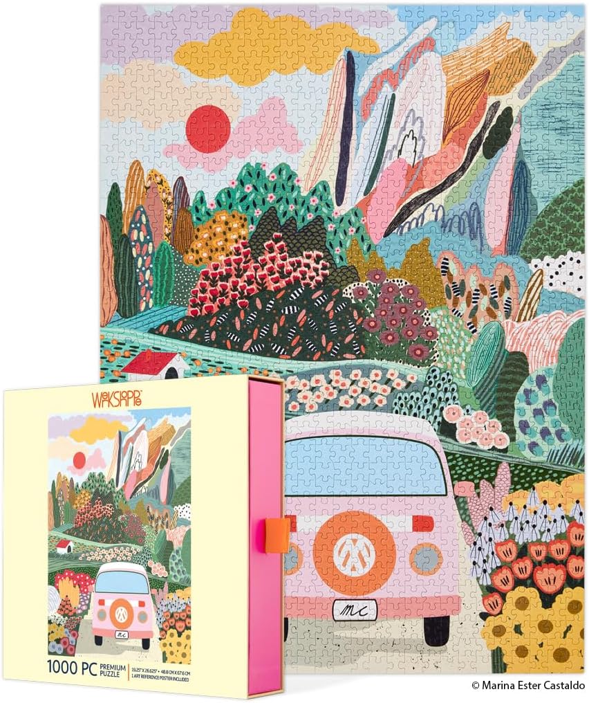 WerkShoppe Road Trip 1000 Piece Jigsaw Puzzle