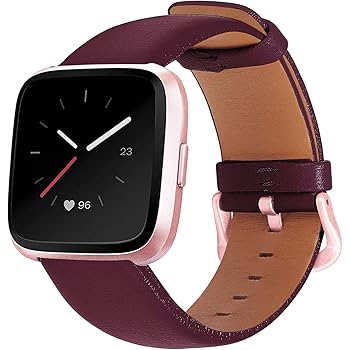 fitbit versa burgundy band