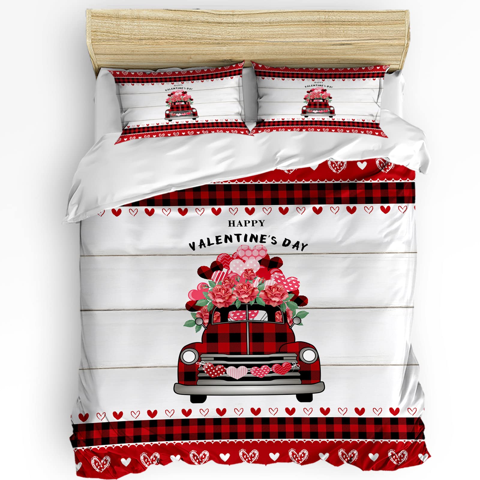 red truck comforter set