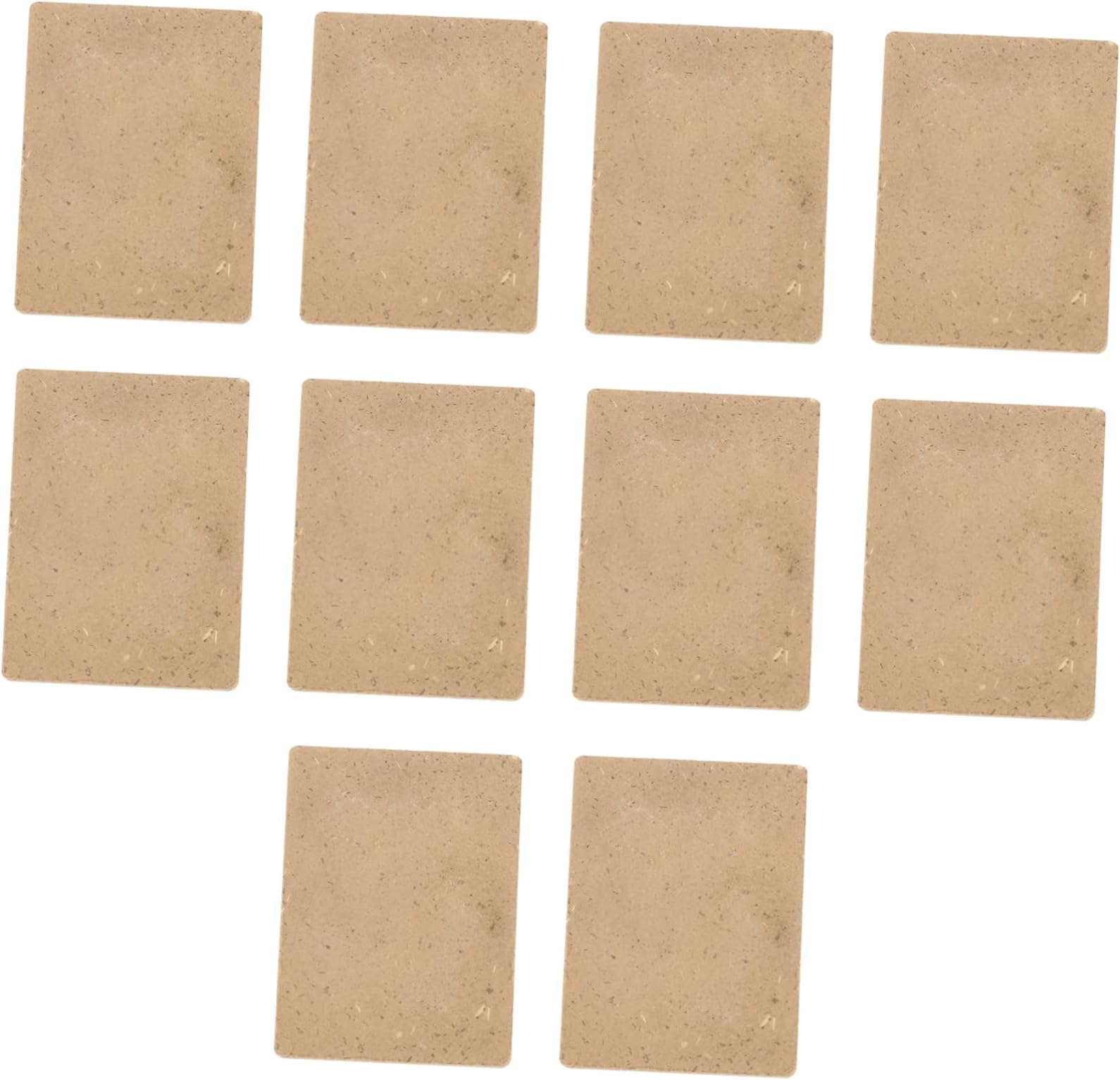 LABRIMP 10pcs moxa cake Useful Moxas Cake Knee Patch Square Moxas Moxibustion Moxa Cones neck muscle Cervical Vertebra Patch cervical spine massager Chinese Mugwort Cakes tub household