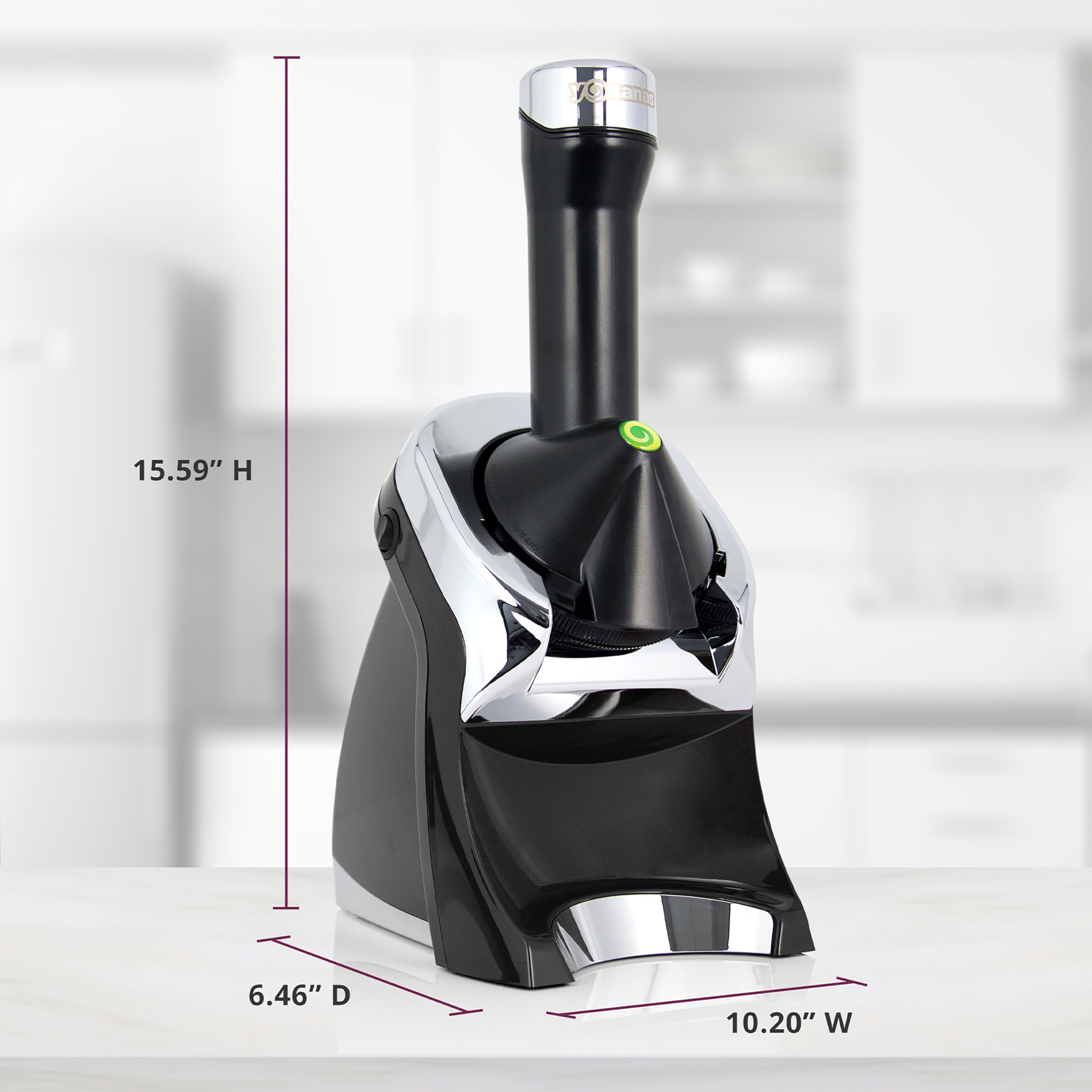 Yonanas Deluxe Frozen Fruit Soft Serve Dessert Maker, Vegan -7