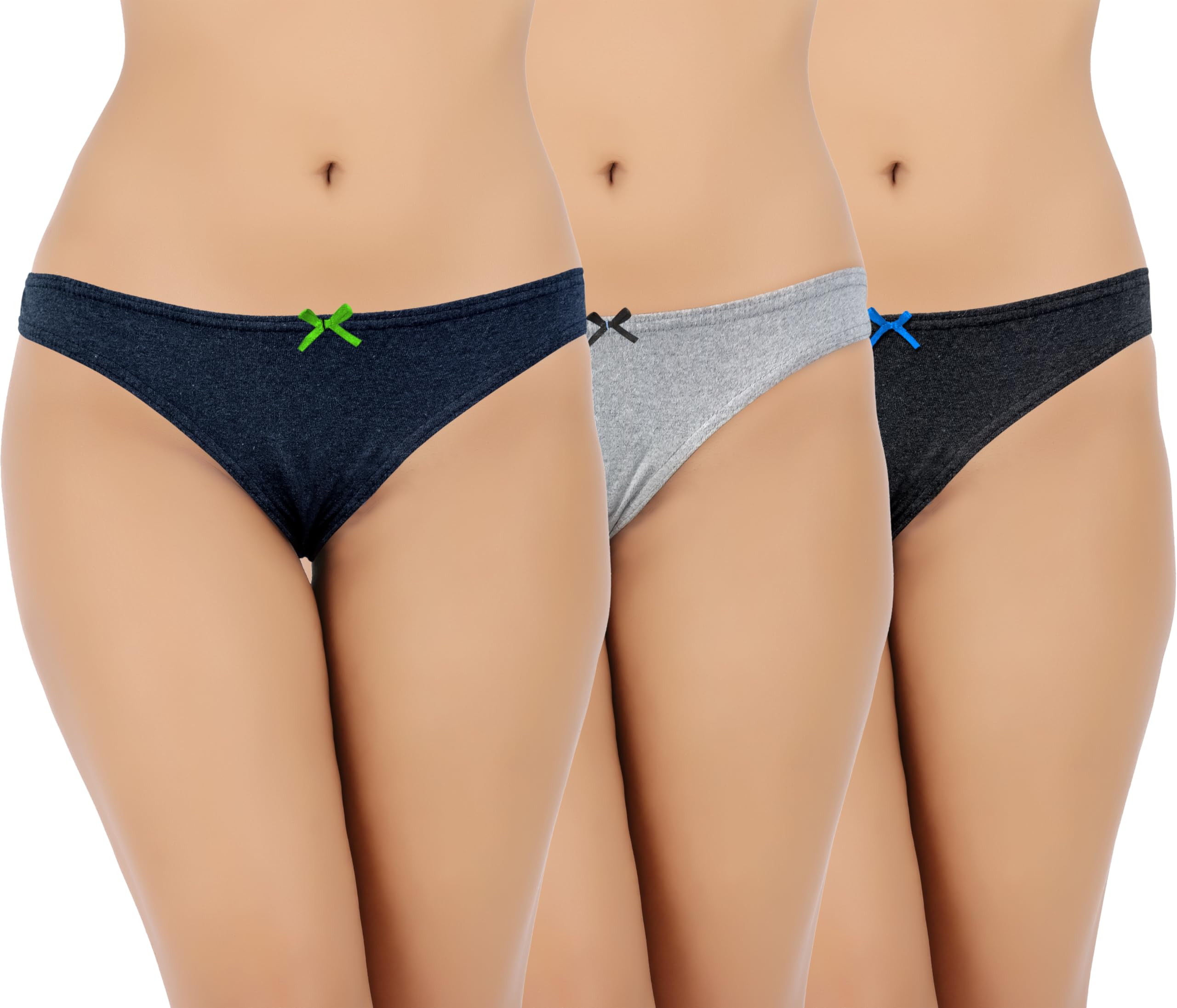 Women Bikini Multicolor Panty (Pack of 3)-image-19