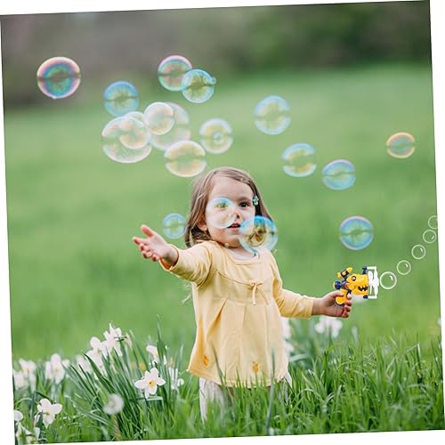 Miniatura 4 de VICASKY 3 juegos de maquillaje de dinosaurio niño soplando burbujas abdominales