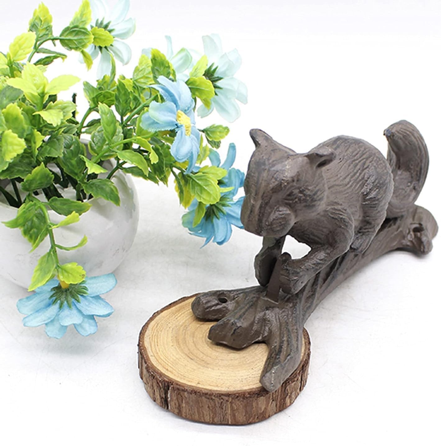 Door Knocker Cast Iron Door Knocker Antique Squirrel Door Knock Vintage Front Door Door Ring Knocker Home Wall Decor Door Handle Unique