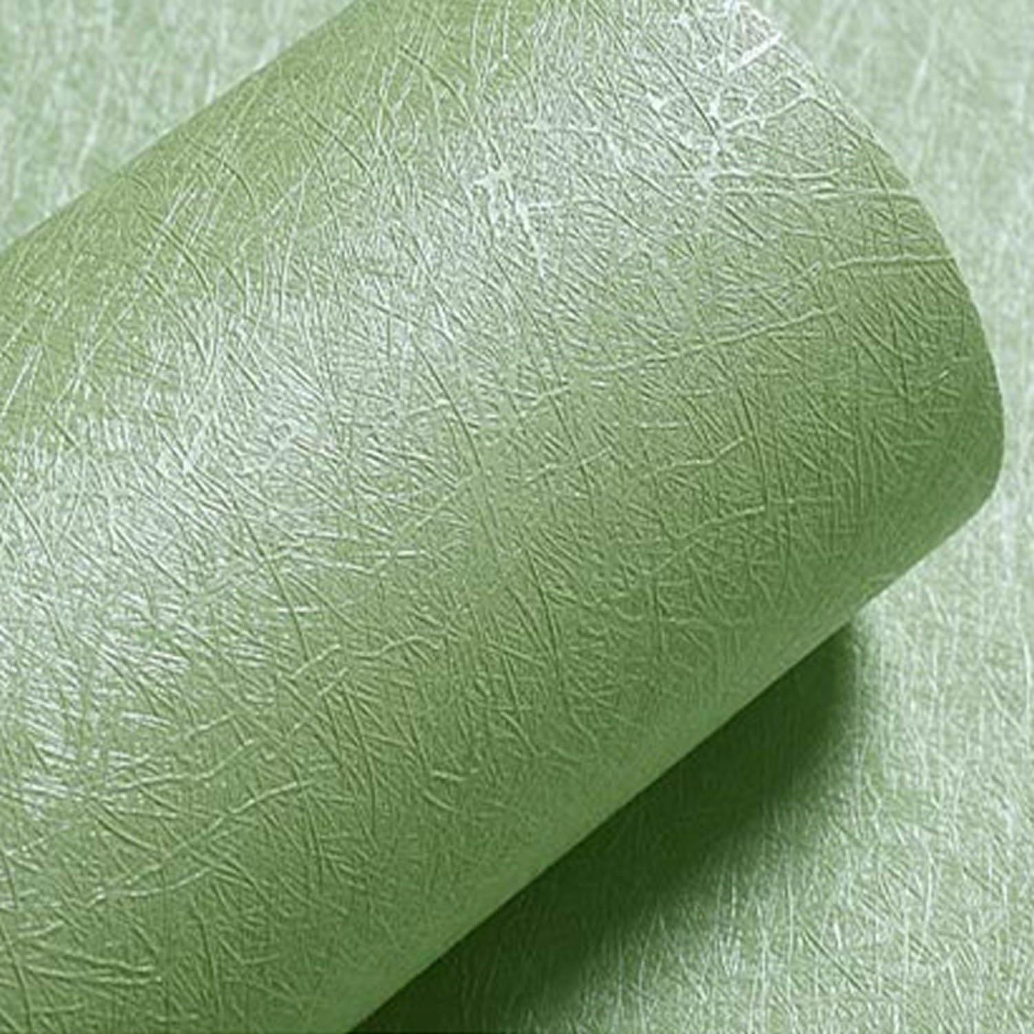 Samoprzylepna folia winylowa wodoodporna usuwalna do oklejania mebli i ścian, dekoracyjna naklejka typu odklej i przyklej, uniwersalna folia samoprzylepna do re, Green, 60cmx5m