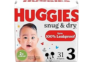 Size 3 Diapers: Snug & Dry Protection for Growing Toddlers