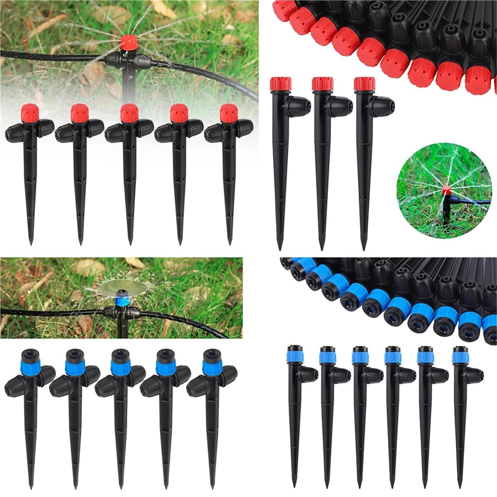 Arroseur à Pulsation Émetteur d'irrigation Goutte à par Aspersion sur Piquet