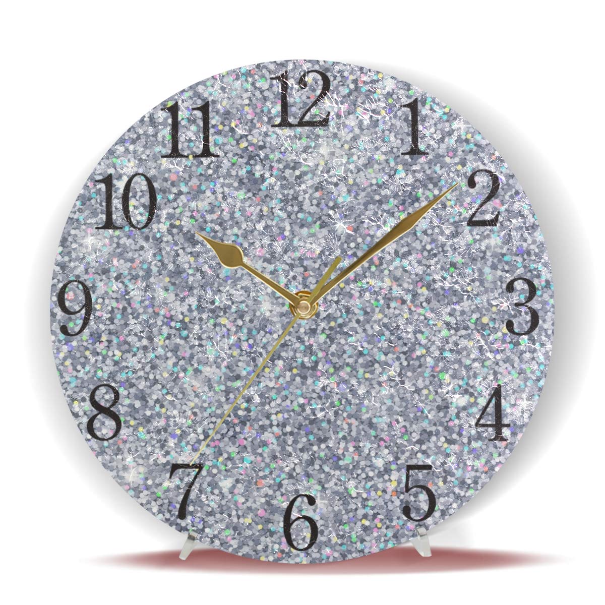 Orologi Da Parete, Orologio Da Parete Moderno Al Quarzo Silenzioso Da 12 Pollici Con Numeri Arabi Orologi Da Parete Senza Spunte Accessori Per La Casa Decorazione Grigio 83802363