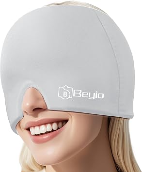 Migraine Cap, All Around Gel Covered Headache Cap, Reusable Cold Cap