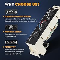 Vista 6 de Panel de control climático del módulo del climatizador A/C para 96-20 Chevy GMC C1500 C2500 C3500 K1500 K2500 K3500, sin interruptor