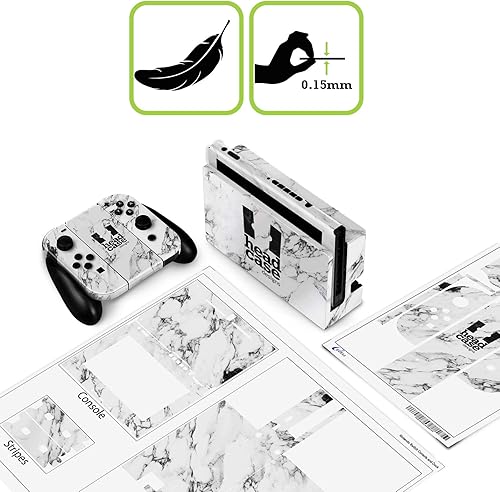 Miniatura 5 de Head Case Designs Adhesivo de vinilo con licencia oficial de Andrea Lauren Design Sharks Art Mix, para juegos, compatible con el controlador