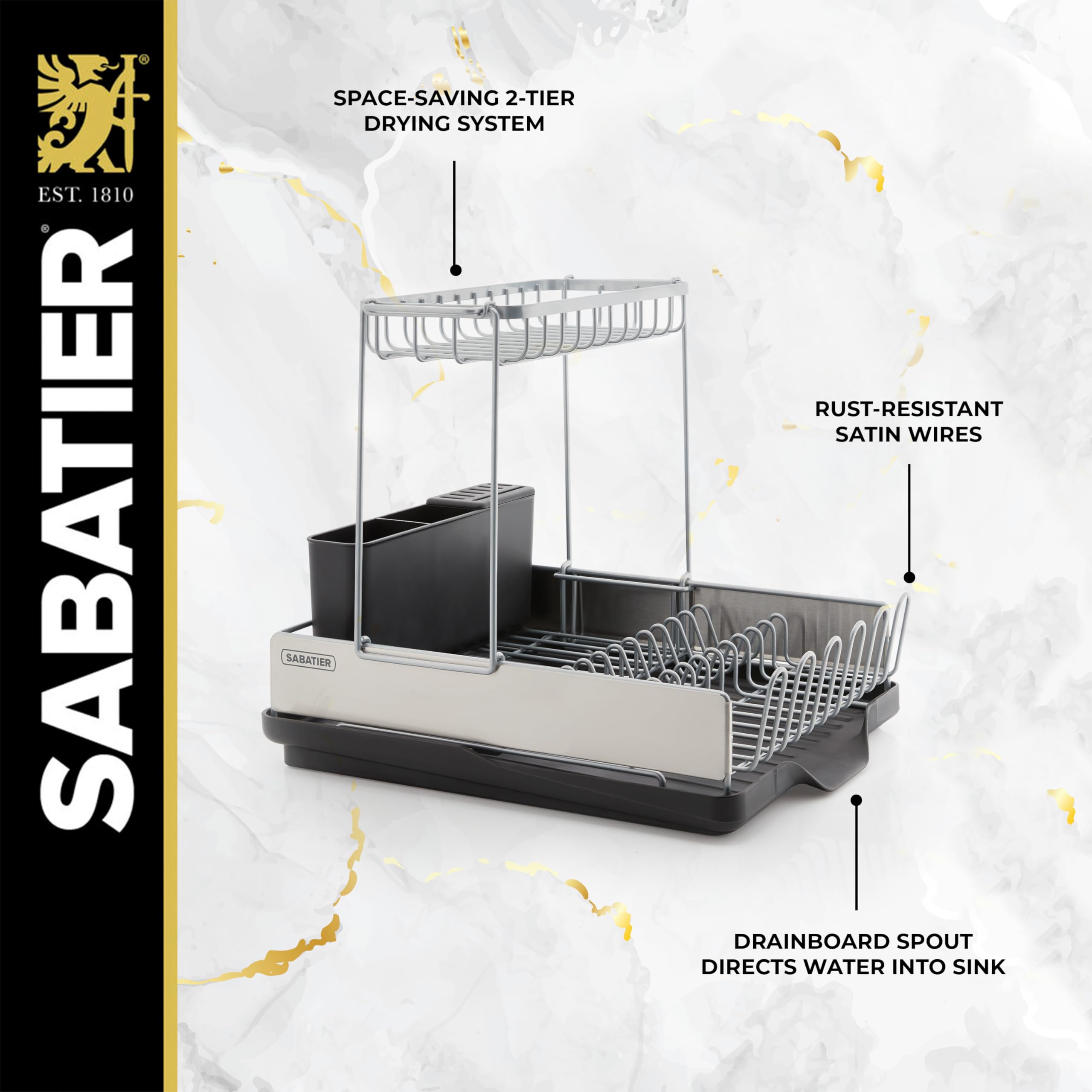 SABATIER 拡張可能な食器スタンド SABATIER 拡張可能な食器スタンド