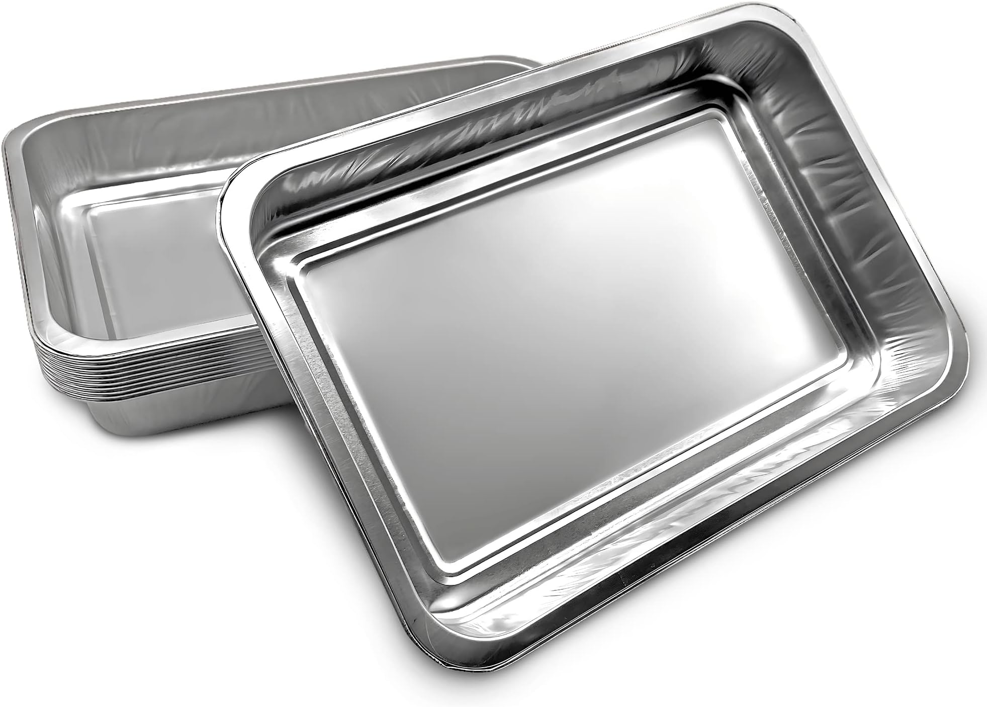 lakeland 10 Foil Tray Bake Baking Trays 32cm x 19cm Handy for Cakes