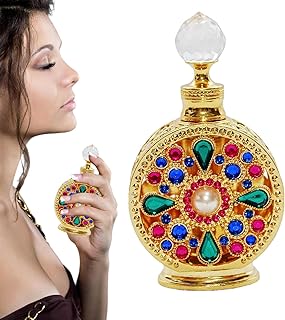 Dubai Oil Perfume - 15ml Metal Bottle Dubai Perfume for Men - Exotic Oil Perfume, Perfume for Teenage Girls, Dubai Fragrances Home, Fancy Vintage Perfume Youyan