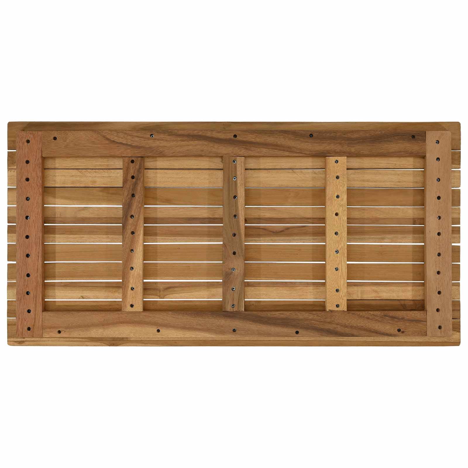 Fengshui Plateau de table 90 x 45 x 3,5 cm en teck massif