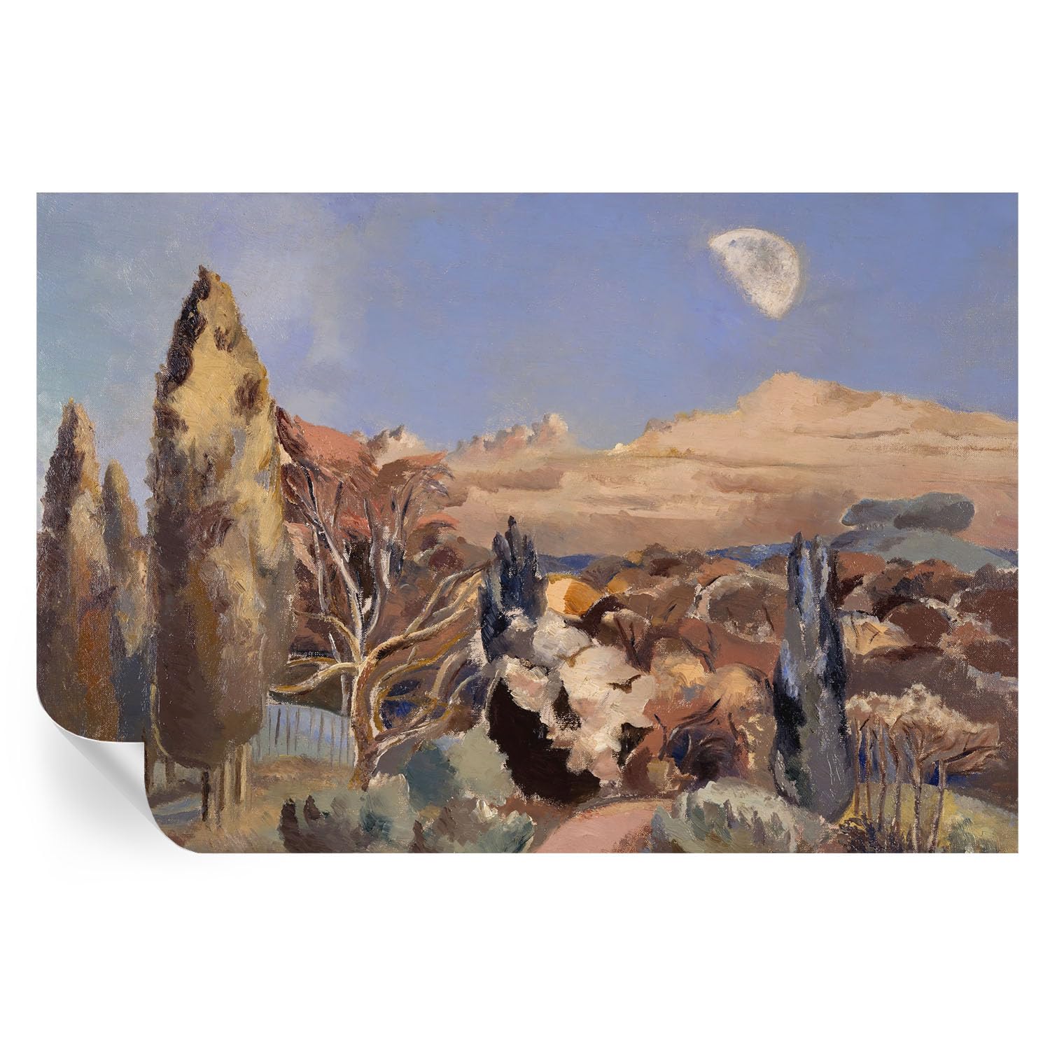 Estampados de paisaje forestal en vinilos decorativos de gran formato 104x70