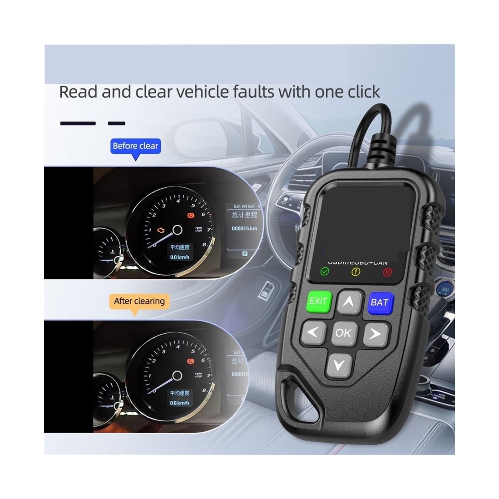 パワーバランス確認用 Amazon.co.jp: KRGNPLE obd2 診断機 自動車故障診断器 YM119