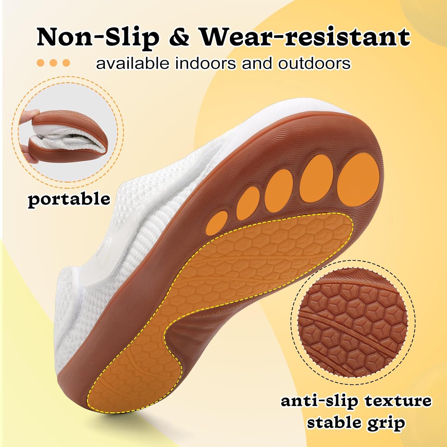 Spesoul Wide Diabetic Slippers for Men Adjustable Mens Diabetic Shoes Slip On Orthopedic Walking Shoes Recovery Sandals for Swollen Edema Feet - Image 6