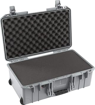 Pelican Air 1535 Case With Foam - Silver