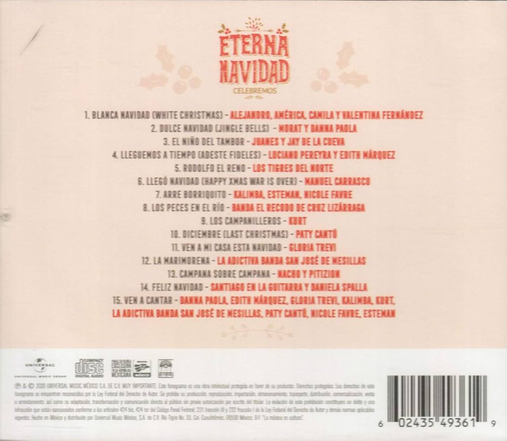 その他 Eterna Navidad [CD] Amazon.com: Eterna Navidad: CDs y Vinilo