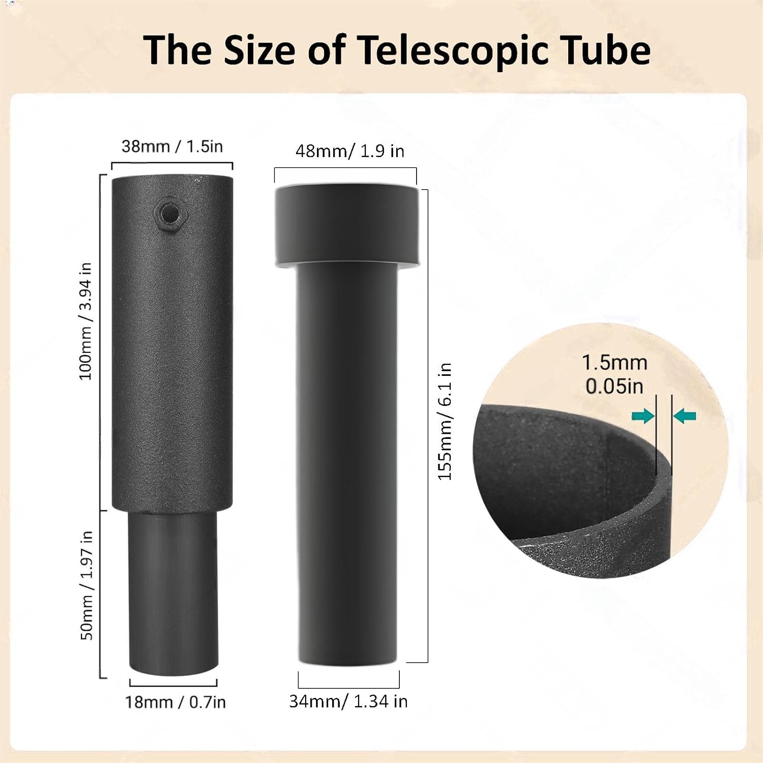 Starlink Mini RV Ladder Mount - RV, Camper, Yacht, Pole, Railing Clamp for Roof/Rack (0.8-1.1" Dia)